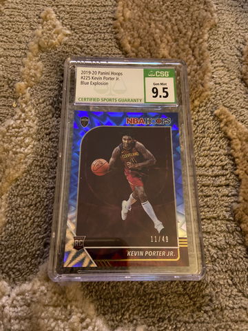 Kevin porter jr blue explosion csg 9.5 11/49