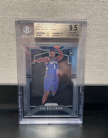 Zion Williamson Prizm Rookie Variation BGS 9.5 #248
