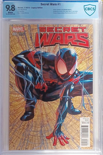 Secret Wars #1 Legacy Edition CBCS 9.8! 