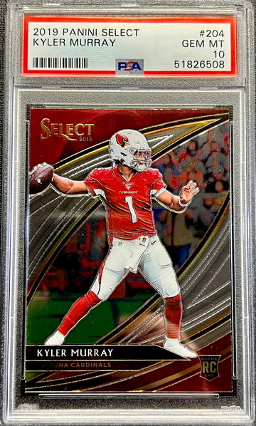 2019 Kyler Murray Panini Select #204 PSA 10 GEM MINT Rookie Card RC