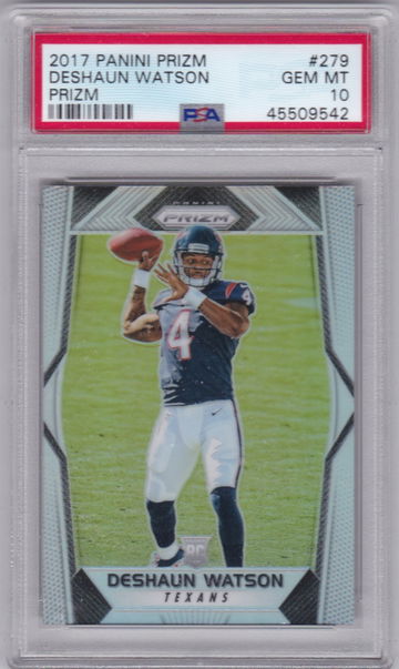 Deshaun Watson 2017 Prizm Silver PSA 10 Rookie RC