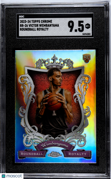 2023 Topps Chrome Victor Wembanyama #RR-26 Roundball Royalty SGC 9.5
