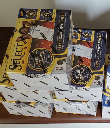 (5) 2021 Panini Select NBA Blaster Box