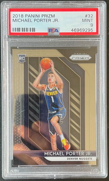 2018 Prizm Michael Porter Jr PSA 9
