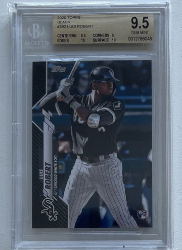 Luis Robert 2020 Topps Black Parallel /67 BGS 9.5 