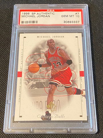 Michael Jordan 1998 SP Authentic PSA 10