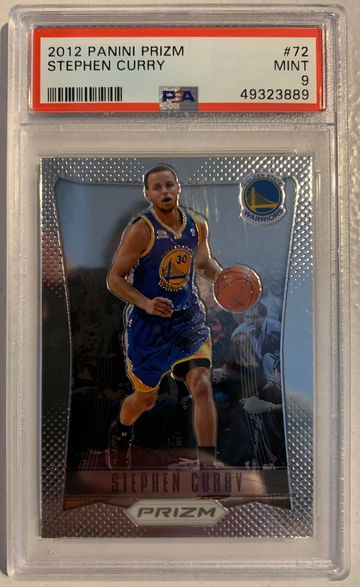 2012 Panini Prizm #72 Stephen Curry PSA 9 MINT
