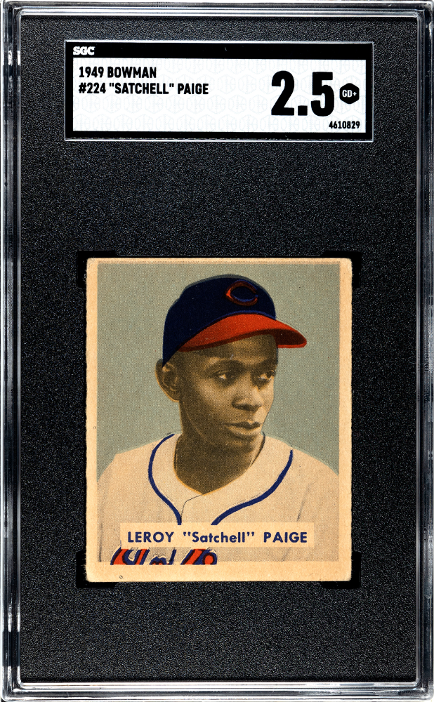 1949 Bowman #224 Satchell Paige SGC 2.5