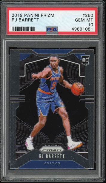 2019 Prizm #250 RJ Barrett PSA 10