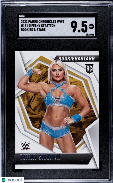 2022 Panini Chronicles Wwe Tiffany Stratton #181 Rookies & Stars SGC 9.5