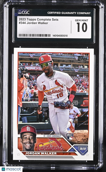 2023 Topps Complete Sets Jordan Walker #344 CGC 10