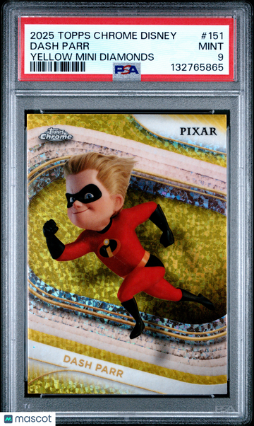 2025 Topps Chrome Disney Dash Parr #151 PSA 9