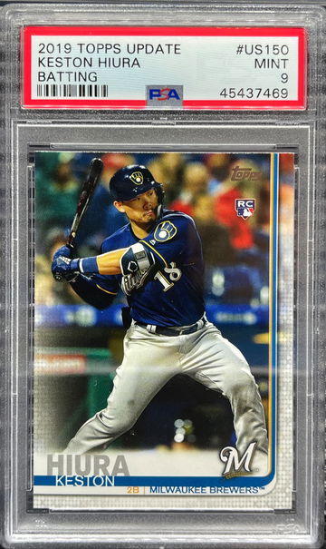 2019 Topps Update Keston Hiura PSA 9