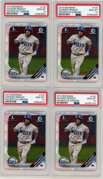 Wander Franco Chrome x 4