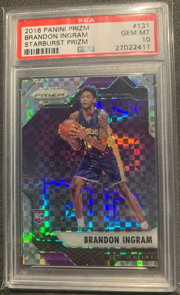 Brandon Ingram 2016 Prizm Starburst PSA 10 Rookie