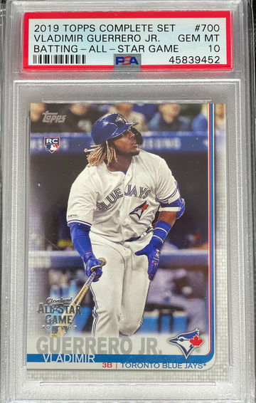 PSA 10 2019 Topps Complete Set Vladimir Guerrero Jr Batting All Star Game #700