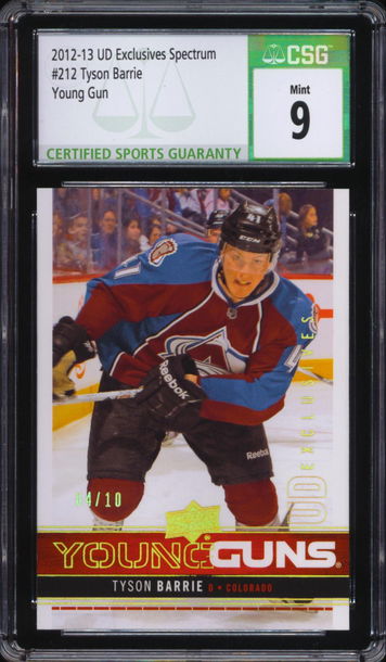 2012-13 Upper Deck High Gloss #212 Tyson Barrie Rookie /10