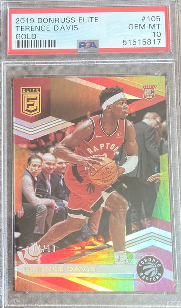 2019 Donruss Elite Terence Davis GOLD /10