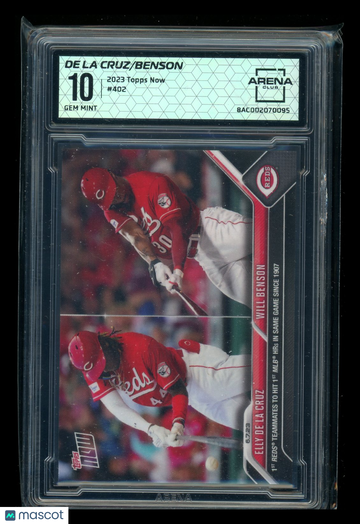 2023 Topps Now Elly De La Cruz Will Benson #402 Arena Club 10
