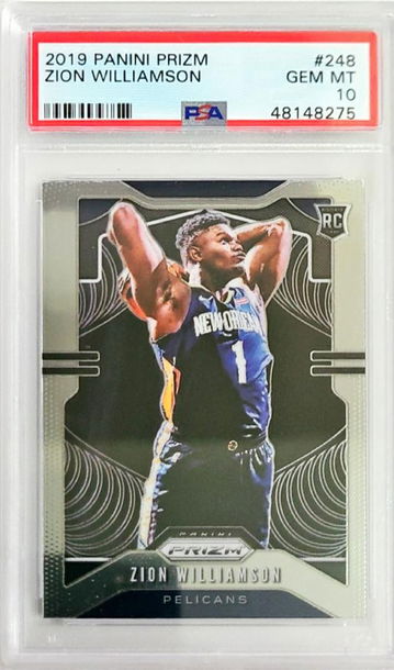 Zion Williamson Prizm PSA 10