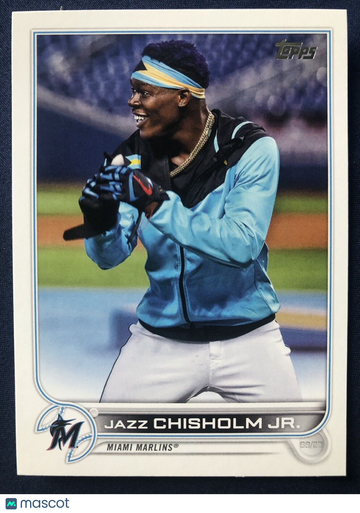 Jazz Chisholm Jr. 2022 Topps Series 1 SP Image Variation #6 Miami Marlins