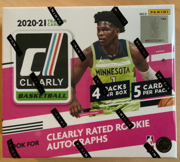 2020-21 Donruss Clearly Basketball Hobby Box