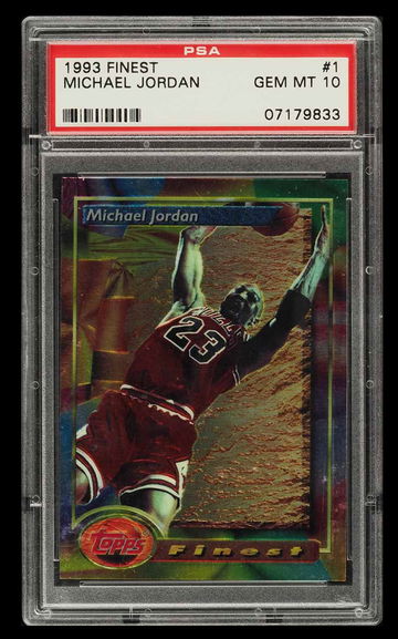 1993 Finest Michael Jordan Gem Mint PSA 10 (ships from PWCC)