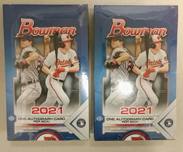 Two (2) 2021 Bowman Hobby Boxes