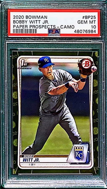 Bobby Witt Jr PSA 10 - CAMO