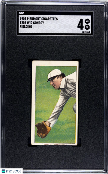 1909-11 Piedmont Cigarettes (T206) Wid Conroy Fielding SGC 4