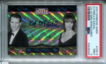 2007 Donruss Americana Co-Stars Signatures K. Sagal E. O'neill #CSS-5 PSA 9