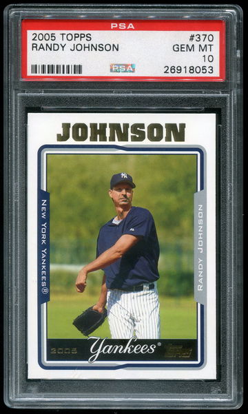 2005 TOPPS #370 RANDY JOHNSON PSA 10