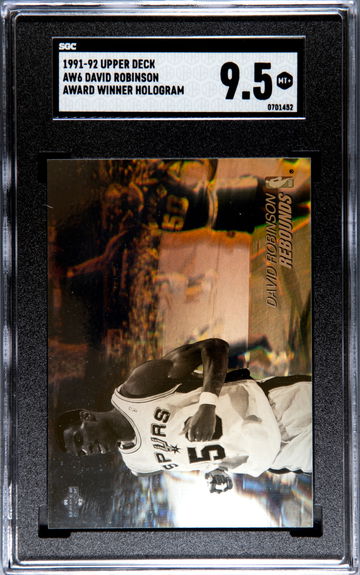 1991-92 Upper Deck Hologram #AW6 David Robinson SGC 9.5