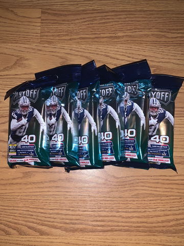 2020 NFL PLAYOFF FOOTBALL FAT VALUE CELLO CELLOS PACK PACKS TUA BURROW HERBERT LOT OF 6