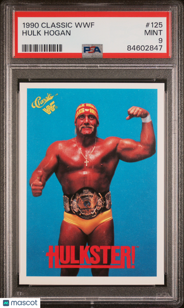 1990 Classic WWF Hulk Hogan #125 PSA 9