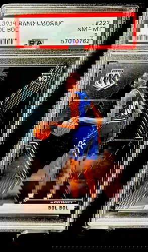 2019-20 Panini Mosaic Rookies Bol Bol #222 ISA 8 Rookie RC
