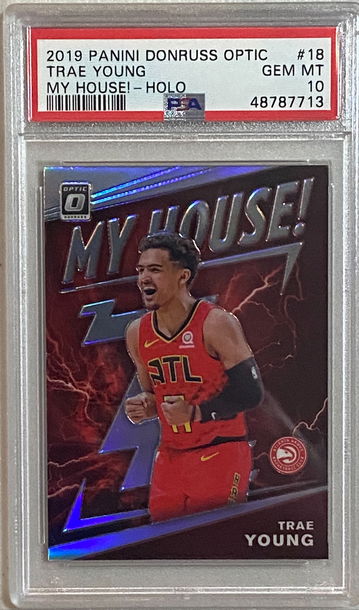 2019 Optic Trae Young My House - Holo PSA 10