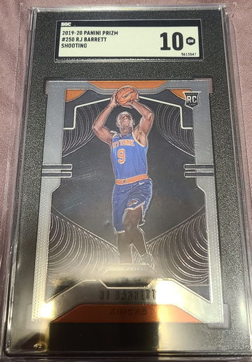 2019 Panini Prizm RJ Barrett Rookie Shooting Photo Variation SGC 10 Note: Ships from Canada 