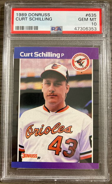 Curt Schilling 1989 Donruss PSA 10