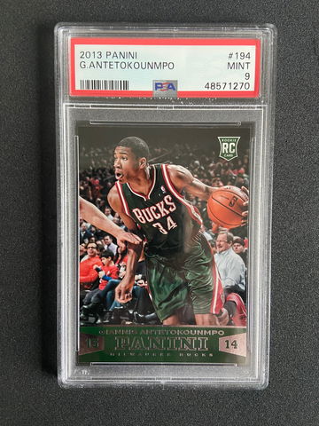 2013 Panini Giannis Antetokounmpo Rookie #194 - PSA 9 MINT (48571270)