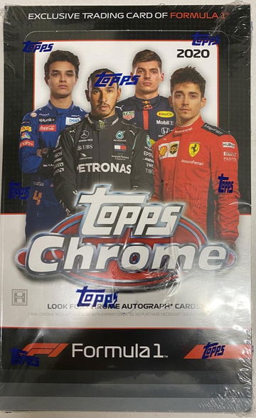2020 Topps Chrome F1 Formula 1 Sealed Hobby Box 