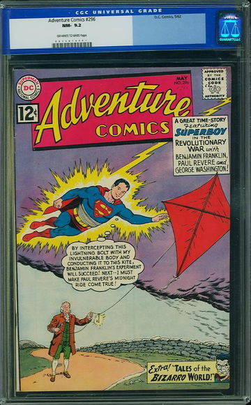 ADVENTURE COMICS #296, CGC 9.2 NM-
