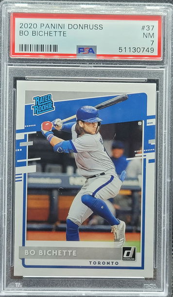2020 Donruss #37 Bo Bichette Rookie RC PSA 7?? Toronto Blue Jays