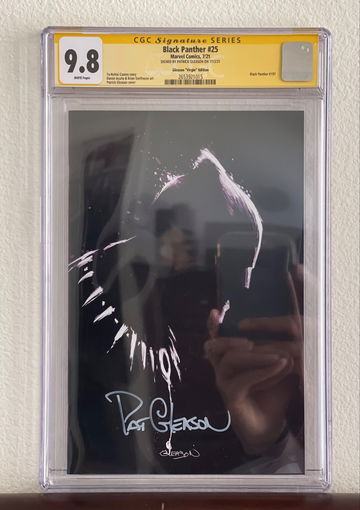 Black Panther 25 Gleason Virgin Edition CGC SS 9.8
