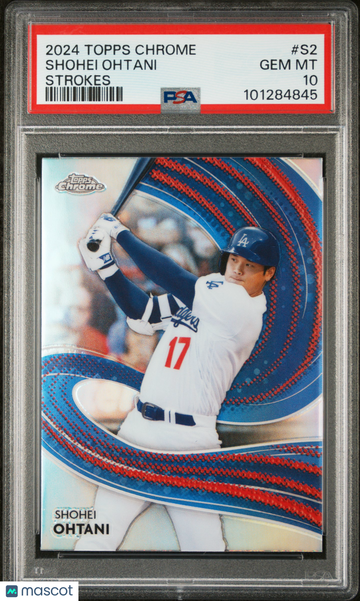 2024 Topps Chrome Strokes Shohei Ohtani #S2 PSA 10