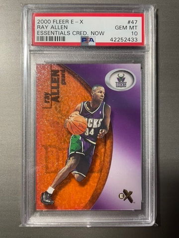RARE! 2000 Fleer Ex Essential Credentials Ray Allen WOW