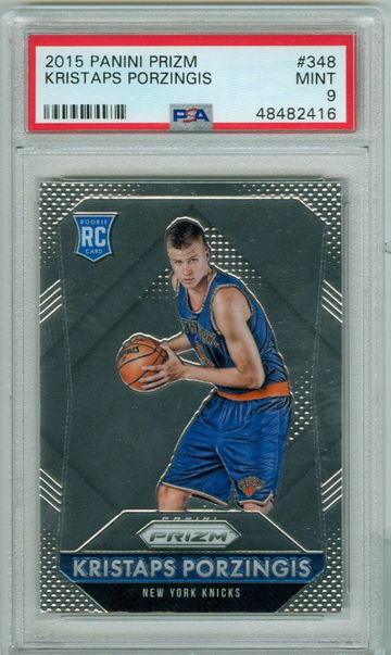 Kristaps Porzingis 2015 Panini Prizm PSA 9 Rookie RC