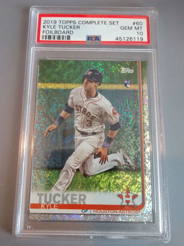 2019 Topps Complete Sets Kyle Tucker #60 Foilboard PSA 10  #/162