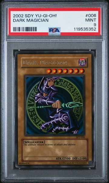 2002 Yu-Gi-Oh! Starter Deck Yugi Dark Magician #SDY006 PSA 9
