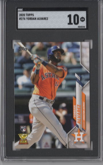 2020 Topps Yordan Alvarez SGC 10